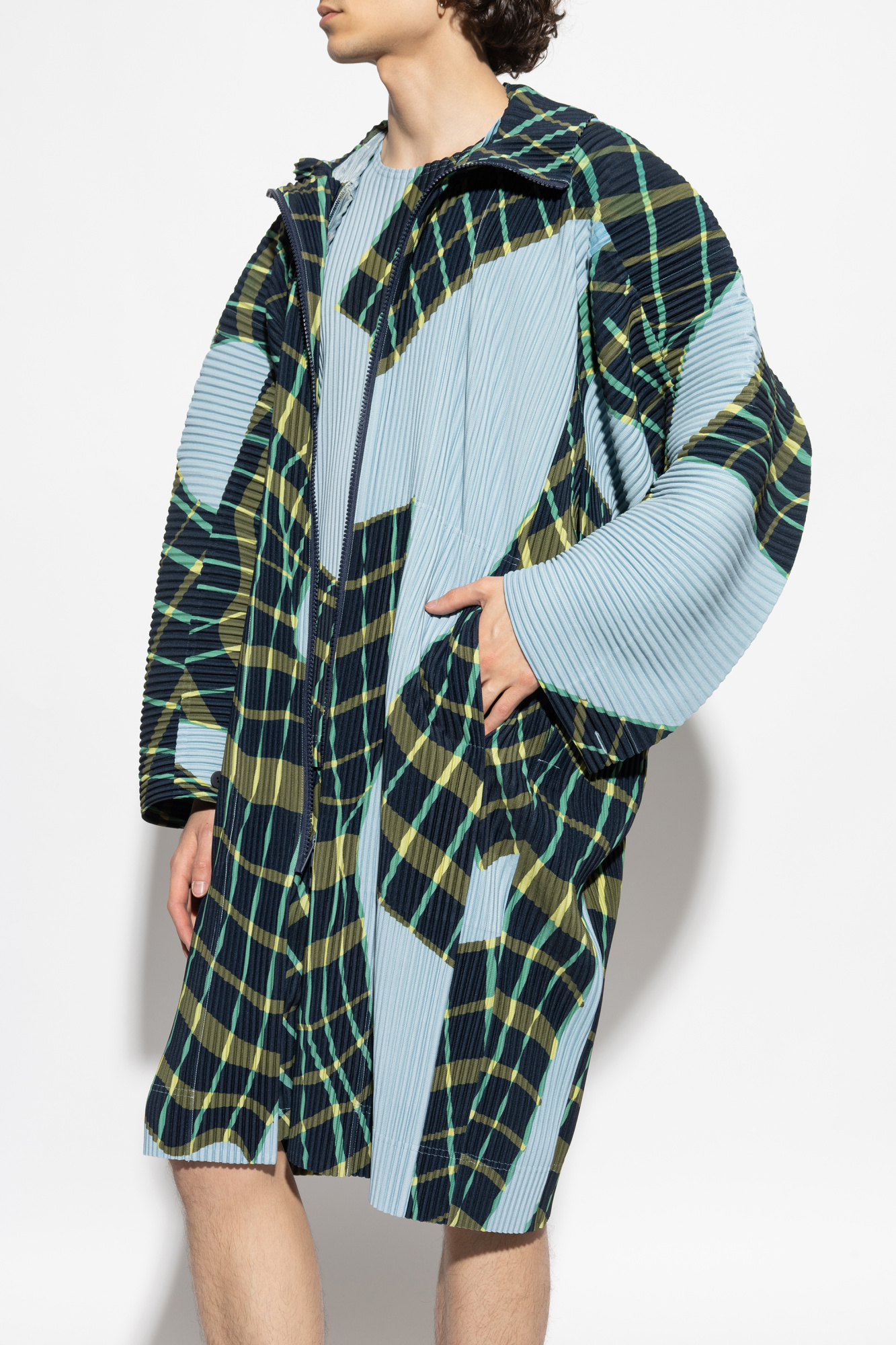 Homme Plissé Issey Miyake Pleated oversize sweatshirt